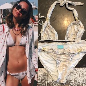 Melissa Odabash Snake Print Bikini Set